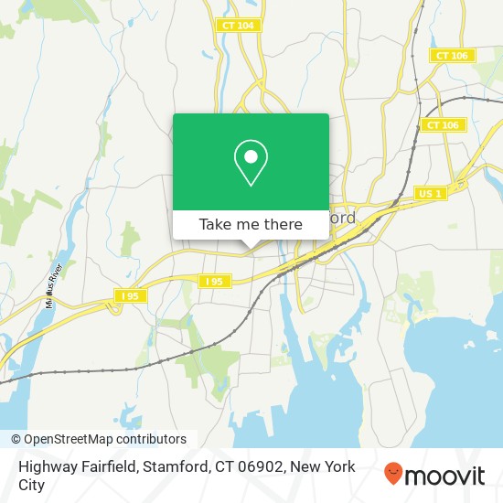 Highway  Fairfield, Stamford, CT 06902 map