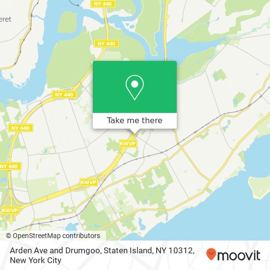 Mapa de Arden Ave and Drumgoo, Staten Island, NY 10312