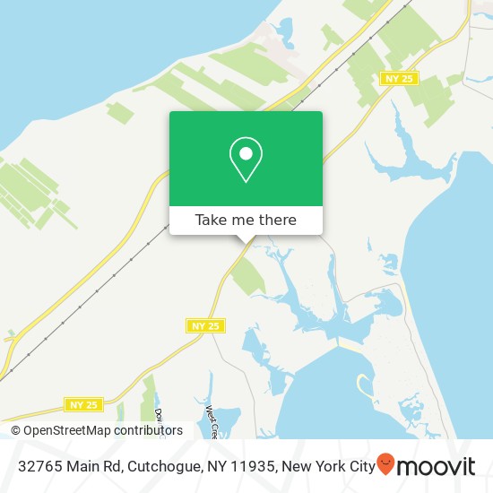 Mapa de 32765 Main Rd, Cutchogue, NY 11935