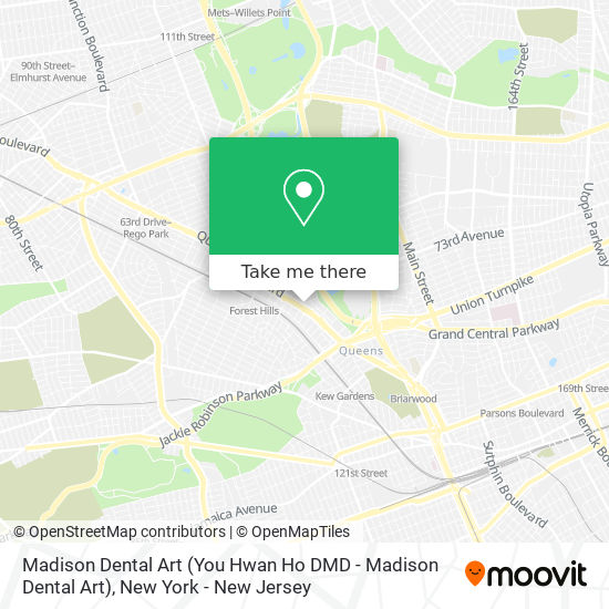Mapa de Madison Dental Art (You Hwan Ho DMD - Madison Dental Art)
