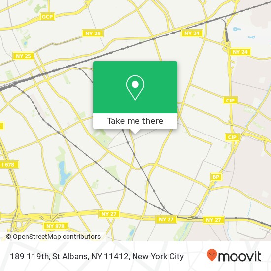 Mapa de 189 119th, St Albans, NY 11412