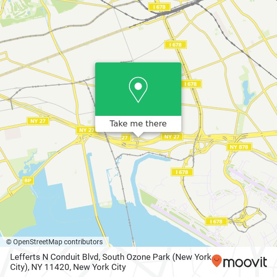 Lefferts N Conduit Blvd, South Ozone Park (New York City), NY 11420 map