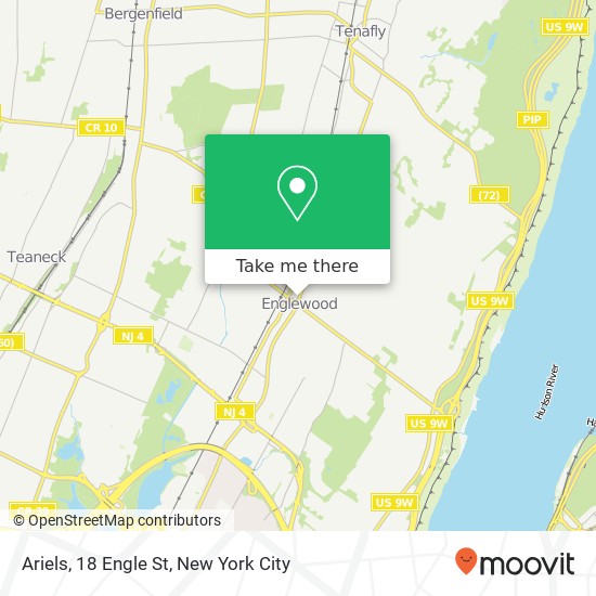 Ariels, 18 Engle St map