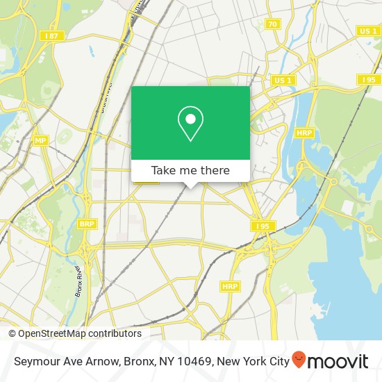 Seymour Ave Arnow, Bronx, NY 10469 map