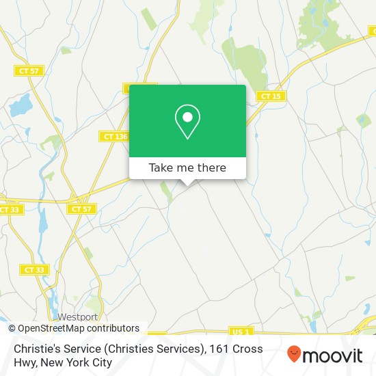 Mapa de Christie's Service (Christies Services), 161 Cross Hwy