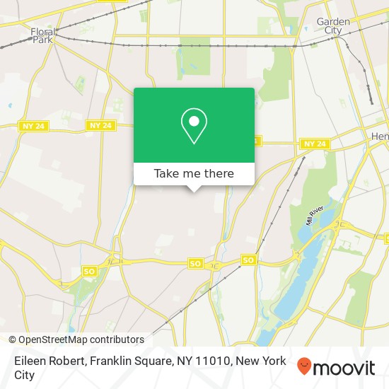 Mapa de Eileen Robert, Franklin Square, NY 11010