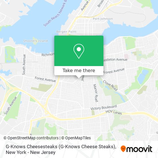 Mapa de G-Knows Cheesesteaks (G-Knows Cheese Steaks)