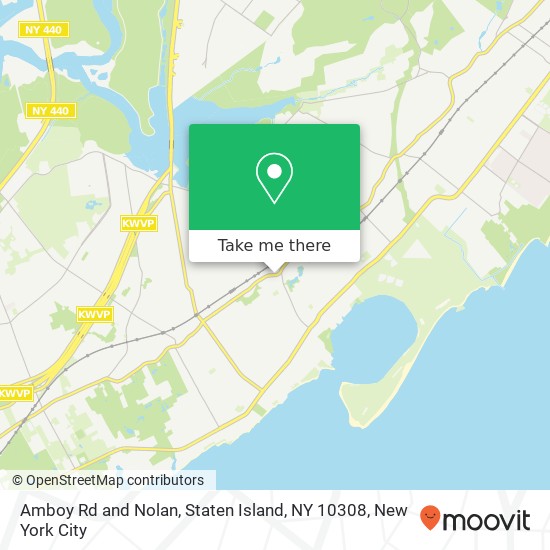 Amboy Rd and Nolan, Staten Island, NY 10308 map