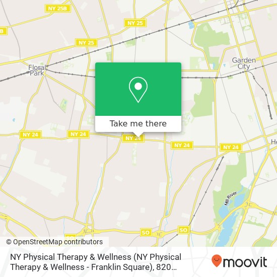 NY Physical Therapy & Wellness (NY Physical Therapy & Wellness - Franklin Square), 820 Hempstead Tpke map