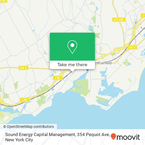 Mapa de Sound Energy Capital Management, 354 Pequot Ave