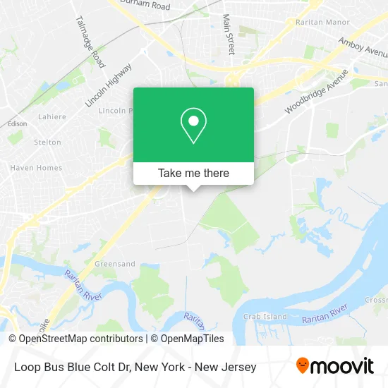 Loop Bus Blue Colt Dr map