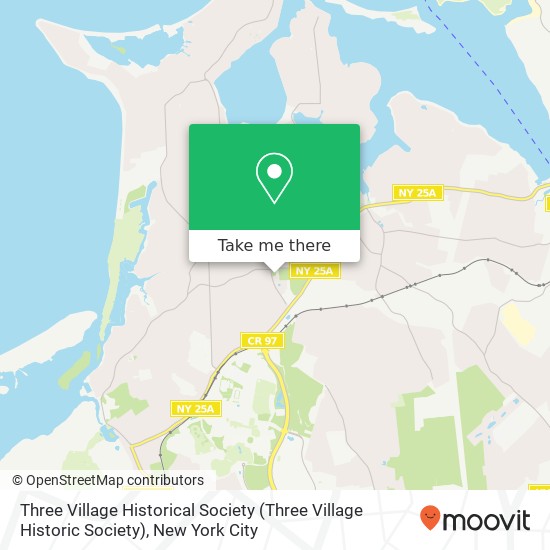 Mapa de Three Village Historical Society