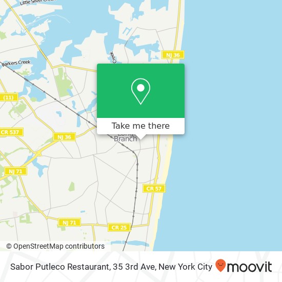 Sabor Putleco Restaurant, 35 3rd Ave map
