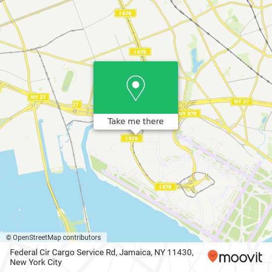 Mapa de Federal Cir Cargo Service Rd, Jamaica, NY 11430