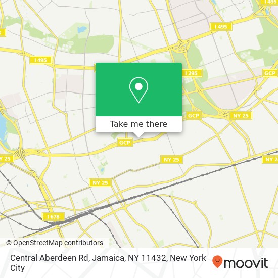 Central Aberdeen Rd, Jamaica, NY 11432 map