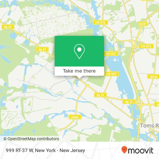 999 RT-37 W, Toms River, NJ 08755 map