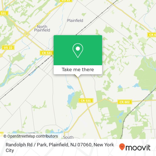 Randolph Rd / Park, Plainfield, NJ 07060 map