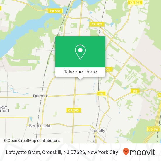 Lafayette Grant, Cresskill, NJ 07626 map