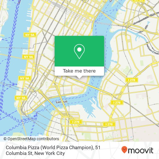 Columbia Pizza (World Pizza Champion), 51 Columbia St map