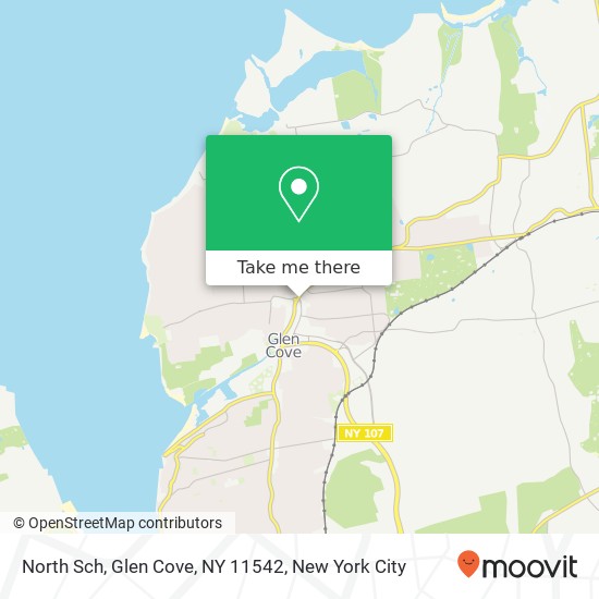 Mapa de North Sch, Glen Cove, NY 11542