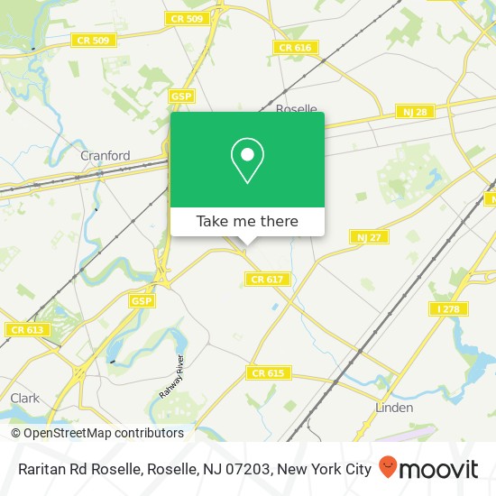 Raritan Rd Roselle, Roselle, NJ 07203 map