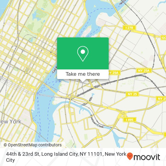 Mapa de 44th & 23rd St, Long Island City, NY 11101