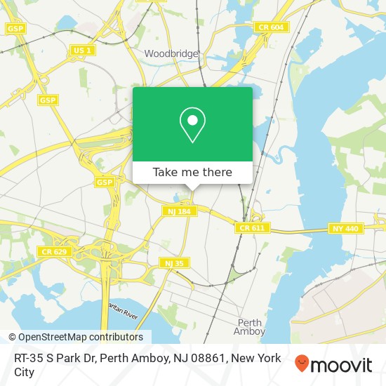 RT-35 S Park Dr, Perth Amboy, NJ 08861 map