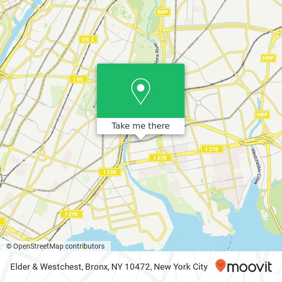 Elder & Westchest, Bronx, NY 10472 map