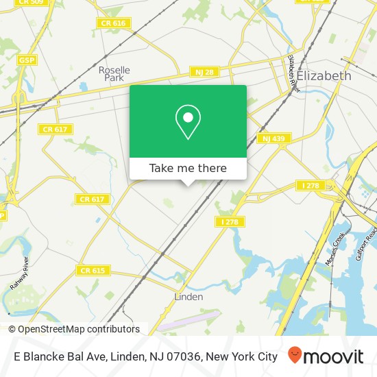 E Blancke Bal Ave, Linden, NJ 07036 map