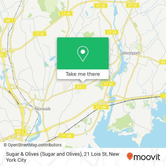 Sugar & Olives (Sugar and Olives), 21 Lois St map