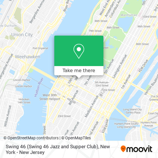 Swing 46 (Swing 46 Jazz and Supper Club) map