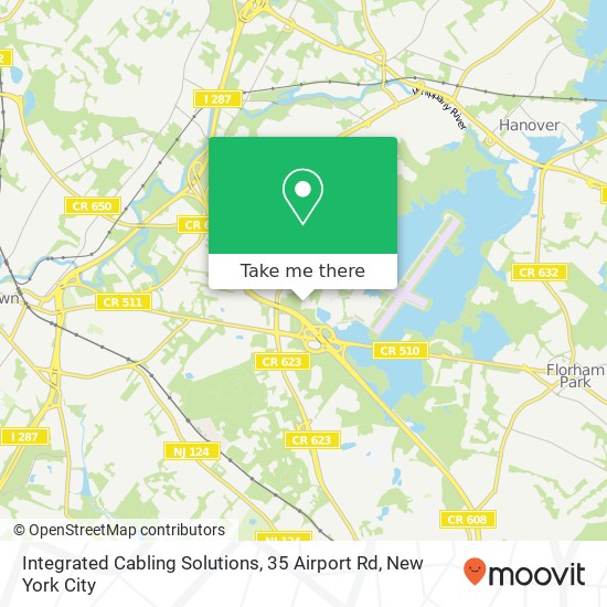 Mapa de Integrated Cabling Solutions, 35 Airport Rd