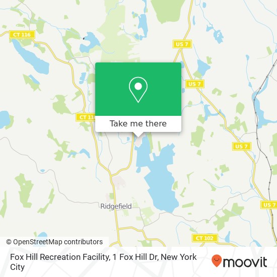 Fox Hill Recreation Facility, 1 Fox Hill Dr map