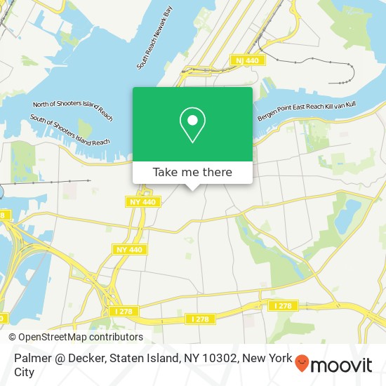 Palmer @ Decker, Staten Island, NY 10302 map