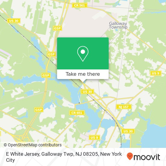 E White Jersey, Galloway Twp, NJ 08205 map