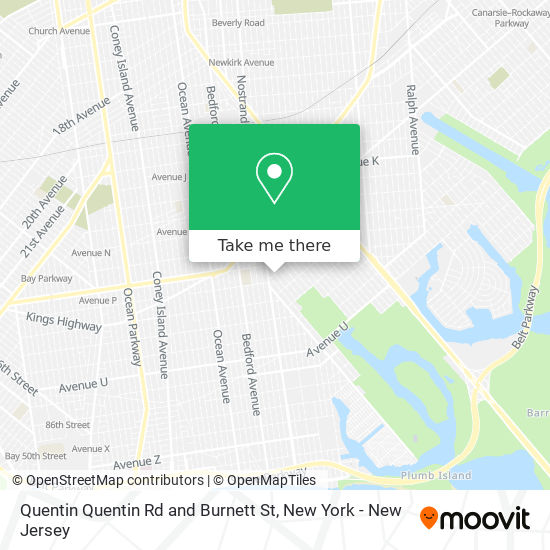 Mapa de Quentin Quentin Rd and Burnett St