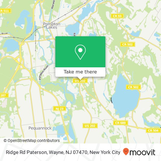 Ridge Rd Paterson, Wayne, NJ 07470 map