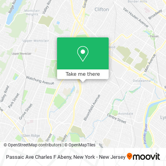 Passaic Ave Charles F Abeny map