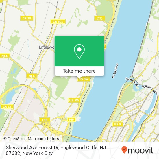 Sherwood Ave Forest Dr, Englewood Cliffs, NJ 07632 map