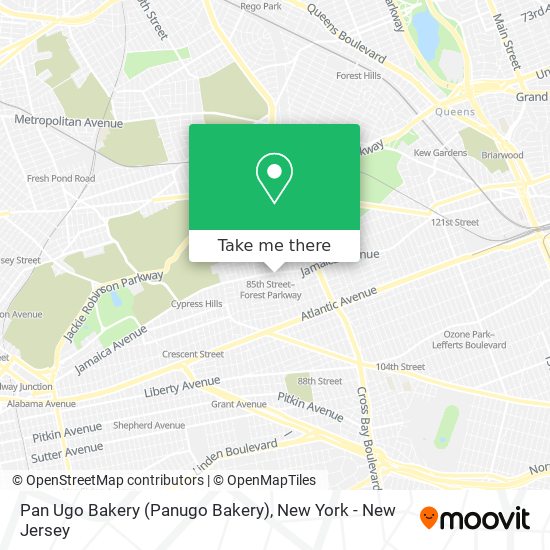 Mapa de Pan Ugo Bakery (Panugo Bakery)