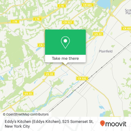 Eddy's Kitchen (Eddys Kitchen), 525 Somerset St map