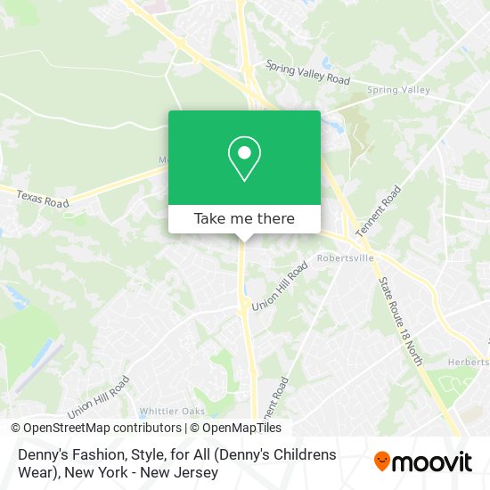 Mapa de Denny's Fashion, Style, for All (Denny's Childrens Wear)