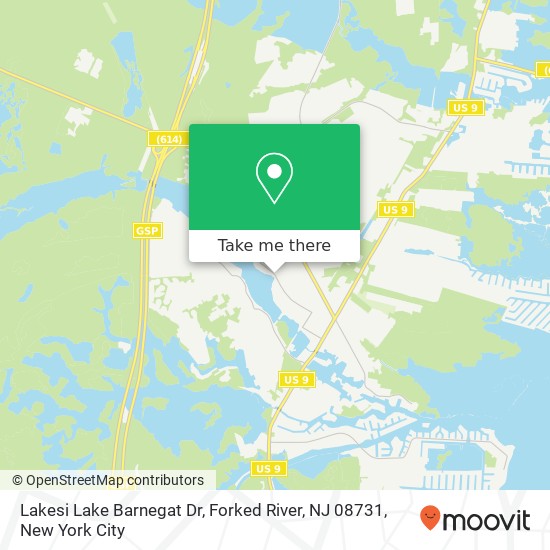 Lakesi Lake Barnegat Dr, Forked River, NJ 08731 map