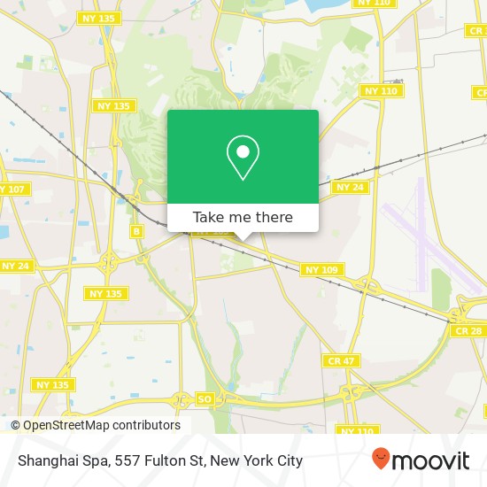Mapa de Shanghai Spa, 557 Fulton St