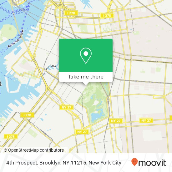 Mapa de 4th Prospect, Brooklyn, NY 11215