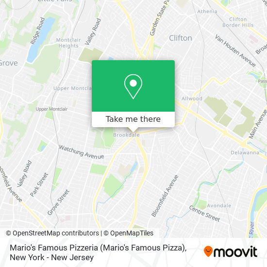 Mapa de Mario's Famous Pizzeria