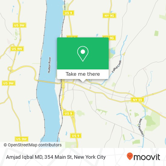 Mapa de Amjad Iqbal MD, 354 Main St