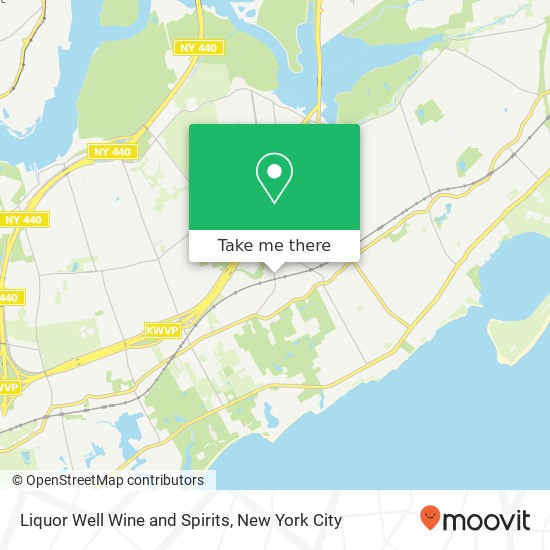 Liquor Well Wine and Spirits map