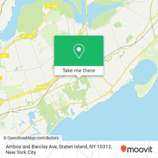 Amboy and Barclay Ave, Staten Island, NY 10312 map