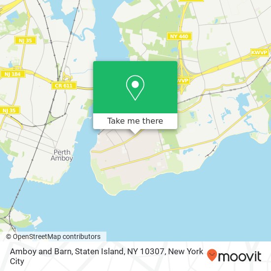 Mapa de Amboy and Barn, Staten Island, NY 10307